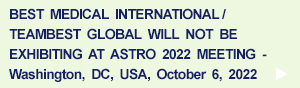 TeamBest Global not exhibiting at ASTRO 2022